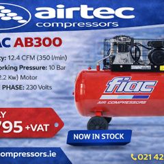 Compressor - 3hp - 275l - In Stock Now