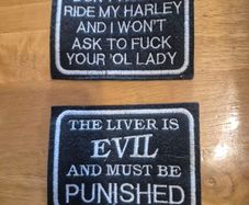 2  Sew On Patches