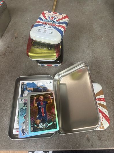 Big selection of football cards