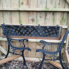 Cast iron bench ends