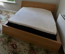 double mattress with topper