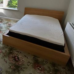double mattress with topper