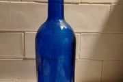 Vintage bottleVintage Harvey's Bristol Cream Cobalt Blue Glass Bottle
