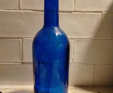 Vintage bottleVintage Harvey's Bristol Cream Cobalt Blue Glass Bottle