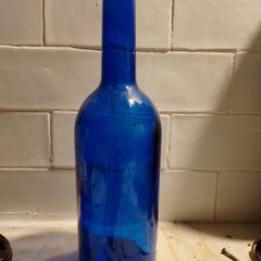 Vintage bottleVintage Harvey's Bristol Cream Cobalt Blue Glass Bottle