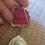Unique Item. Late 1800s Religious Medal. Sacred Heart of Jesus. Religious. Image 5