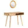 Dressing Table 100x50x76 cm Solid Mango Wood Image 2