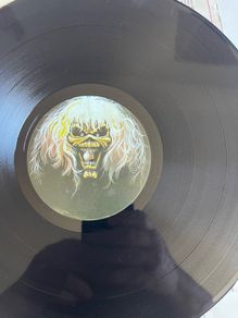 1982 original uk IRON MAIDEN The number of the beast. Original 1982 vinyl record. Vinyl is vg+. Inner sleeve good+. There is no outer sleeve hence the low price