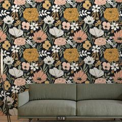 sticker wallpaper retro pattern