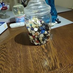 Buttons mixed jar