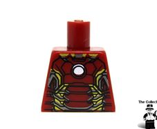 Lego Iron Man Pre Production Prototype Torso From Lego Iron Man Magnet 853457 Before Assembly To The Magnet And This Torso Has The Hole Punched On The Back And Also Has A Misaligned Print Extremely Rare