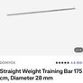 Weight Lifting Bar - 28mm Bar Image 2