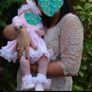 baby knitted dress Image 3