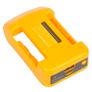 Usb Adaptor DeWalt 18v 1 usb port 1 type c port cable 3 extra Image 3