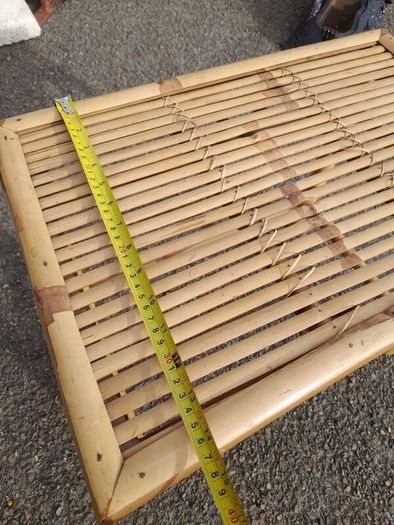 Vintage Bamboo Side Table