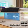 Single Bed Frame with Headboard&LED Lights Image 8