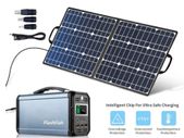 Foldable Solar Charger Battery Outdoor Garden for Generator Phones