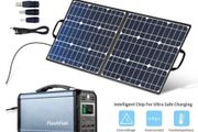 Foldable Solar Charger Battery Outdoor Garden for Generator Phones