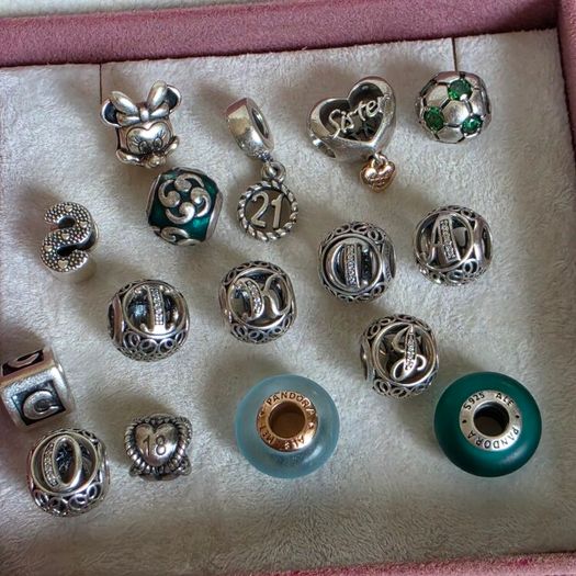 Pandora various charms available.Very good condition hallmarked