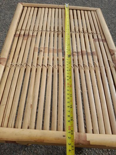 Vintage Bamboo Side Table