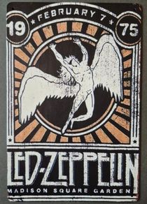 Vintage Style  Metal Sign. Led zeppelin.