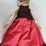 Vintage collectable Wooden Peg Doll Image 3