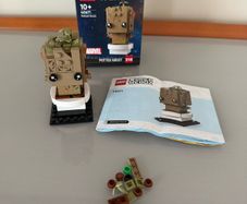Potted Groot Marvel Lego Bricks Headz