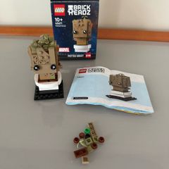 Potted Groot Marvel Lego Bricks Headz