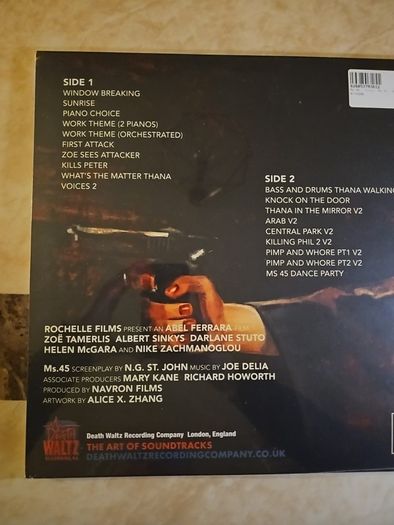 Joe Delia LP - Ms.45 Soundtrack (NEW)