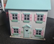 Wooden dolls house