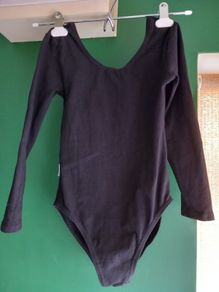 black leotard