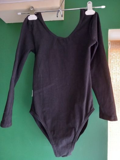 black leotard
