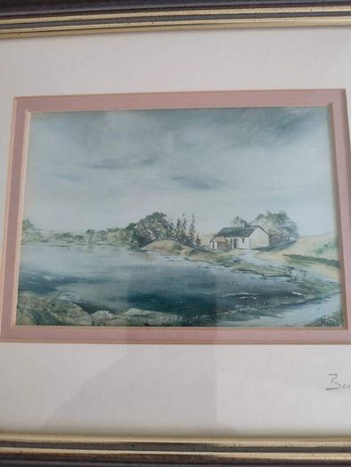 Set Of 4 Framed And Signed Photo Prints By Baryl Suitor Irish Artist.