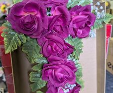 Pink- Flower Cross