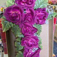 Pink- Flower Cross