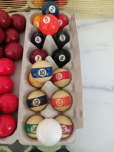 Vintage Mini Pool Balls
