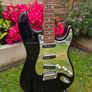 Squier Standard Series Stratocaster - Black & Chrome Special Edition Image 3