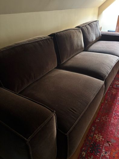 Velvet Sofa modular 3 meters long
