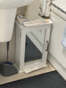 Small bathroom cabinet with mirror