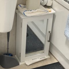 Small bathroom cabinet with mirror