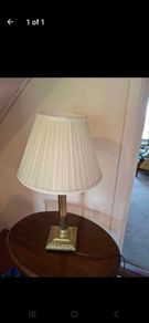 Brass table lamp