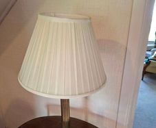 Brass table lamp