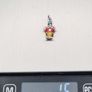 Vintage Enamel Clown 925 Sterling Silver Charm Image 9