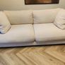 Brand New Comfortable 3 Seater Fabric Sofa Cream Beige Unused Condition Image 7