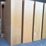 Tall cabinets wood shelving roller shutter Image 3