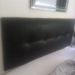 King size headboard and base