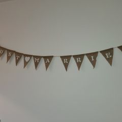 Wedding Bunters - Just Married