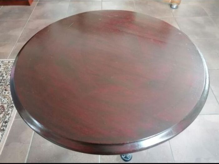 Cast Iron Solid Wood Table