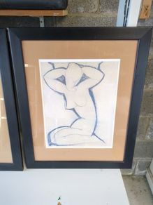 Art Prints -Modigliani Charcoal Prints