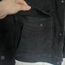 black Italian moleskin mens coat very warm Image 3